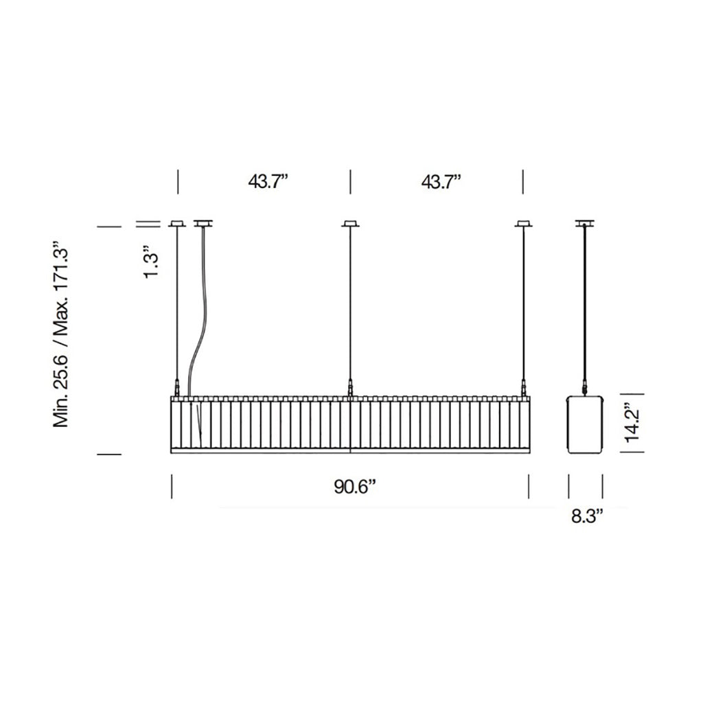 Linea Estadio Pendant Light