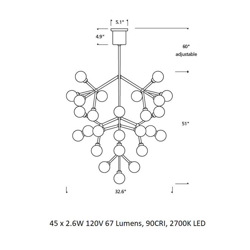 Sean Lavin Mara Grande Chandelier
