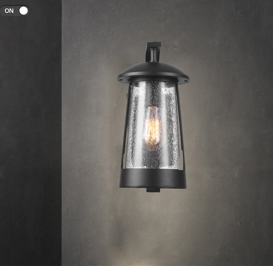 Black Waterproof Outdoor Anti-corrosion LED Wall Lamp for Garden, porch