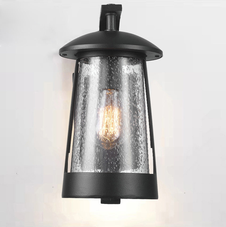Black Waterproof Outdoor Anti-corrosion LED Wall Lamp for Garden, porch