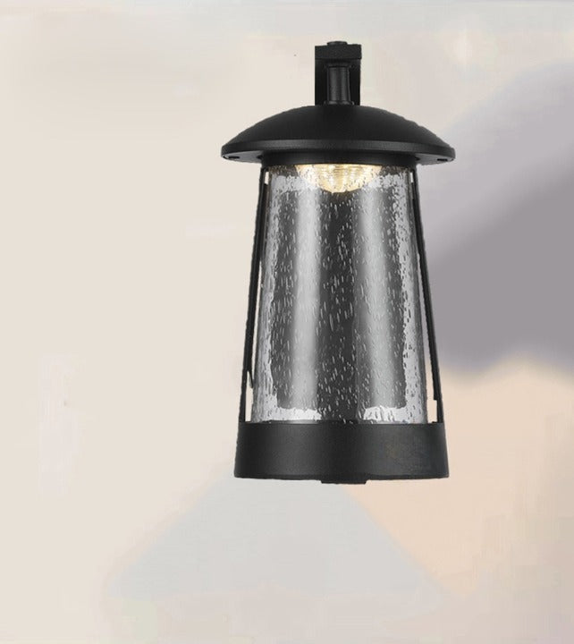 Black Waterproof Outdoor Anti-corrosion LED Wall Lamp for Garden, porch