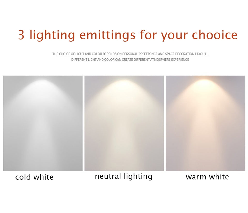 Modern Black/White Outdoor Waterproof Aluminum LED Wall Lamp For Garden