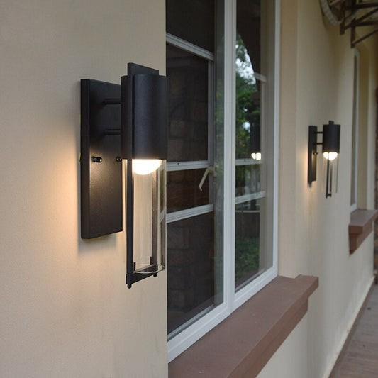 Retro Vintage Black/Bronze Outdoor Waterproof LED Wall Lighting for Porch
