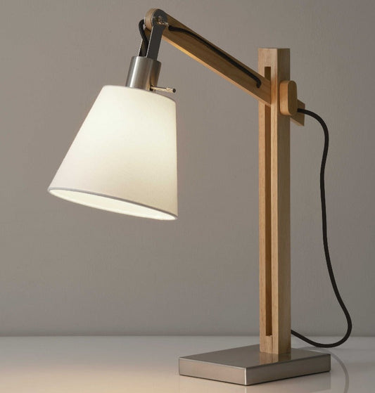 Natural Wood Table Lamp - Novus Decor Lighting