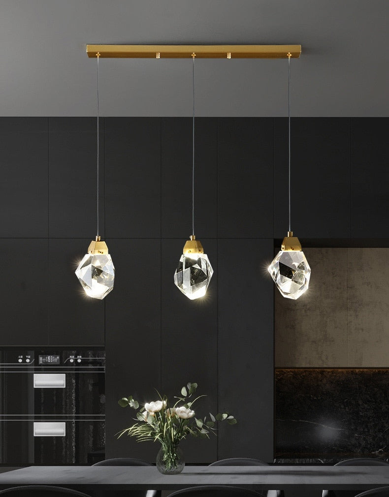 Luxury diamond crystal chandelier for staircase, living space , stairwell