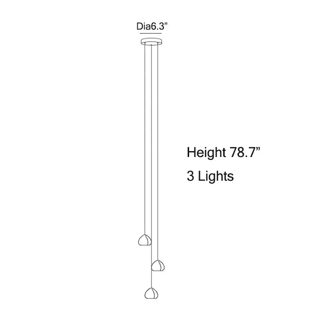 Hanging modern crystal lamp for staircase, living room , stairwell