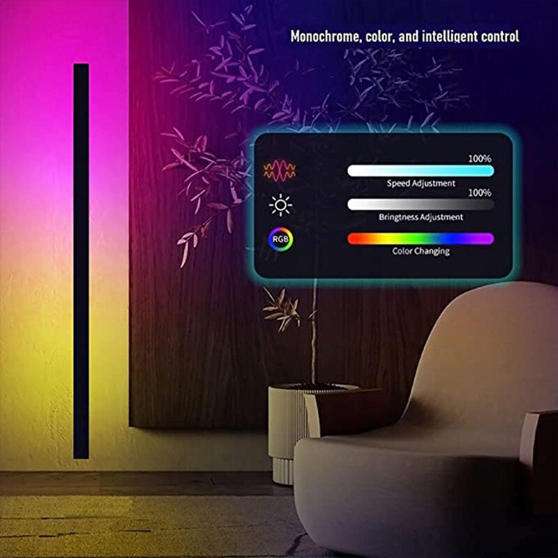 Outdoor/Indoor Waterproof RGB 7 Colors LED Wall Sconce With Intelligent Remote