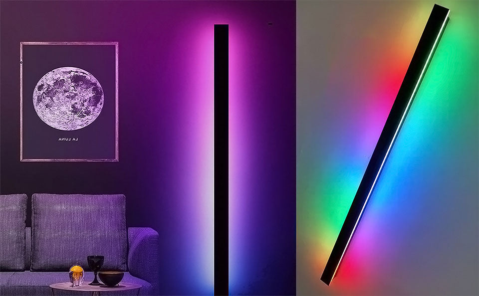 Outdoor/Indoor Waterproof RGB 7 Colors LED Wall Sconce With Intelligent Remote