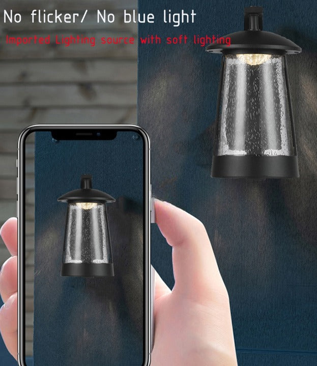 Black Waterproof Outdoor Anti-corrosion LED Wall Lamp for Garden, porch