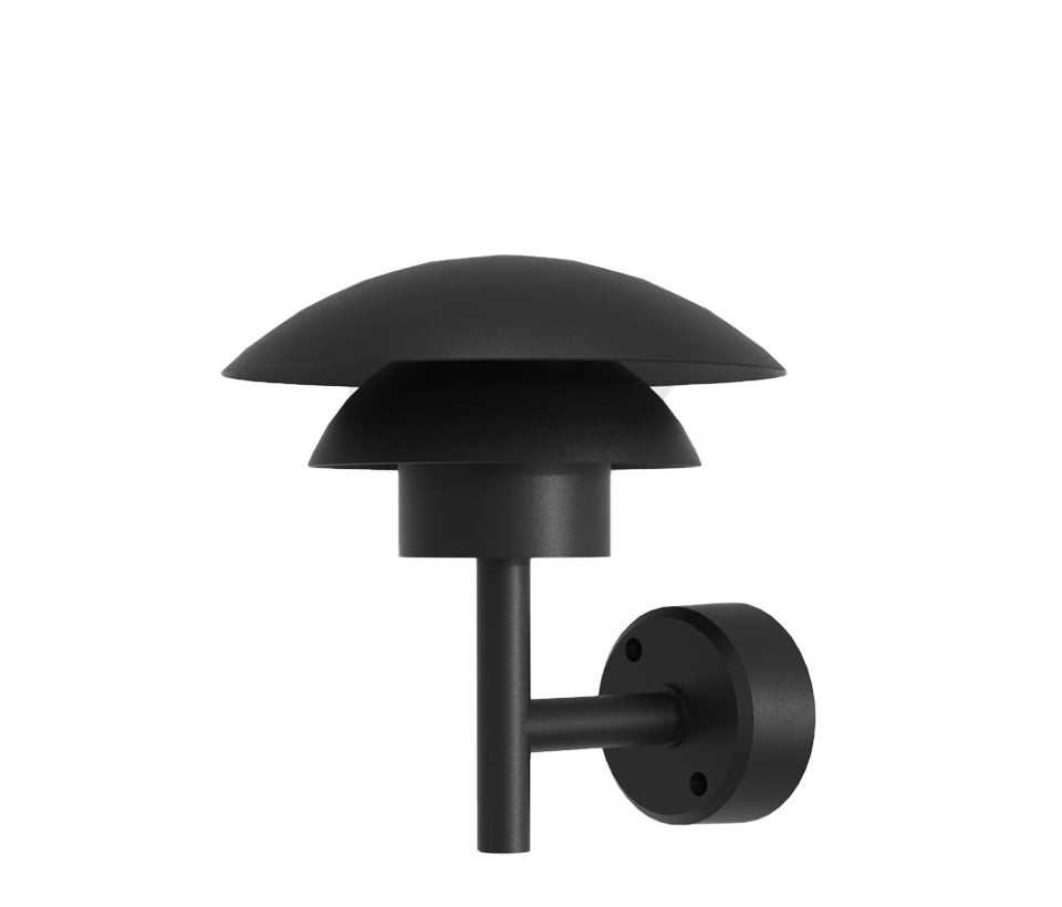 Modern Black Outdoor Waterproof LED Lighting Fixture for Garden, Villa