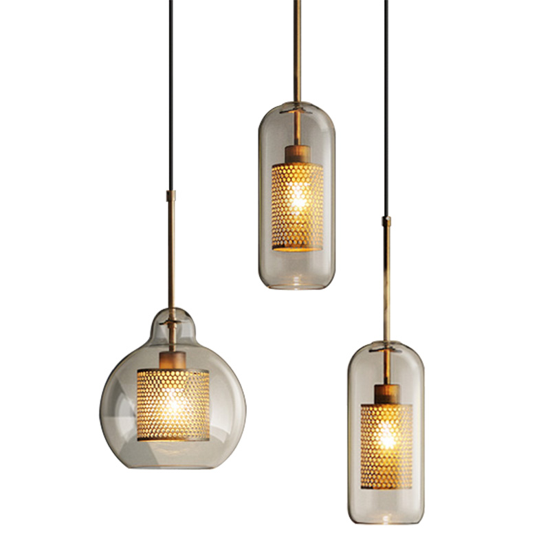 MILANA Clear Glass Pendant Light