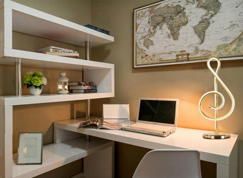 Music Note Table Lamp - Novus Decor Lighting