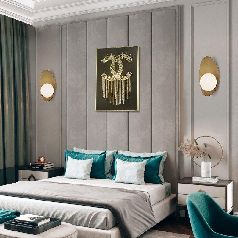The pearl wall lamp