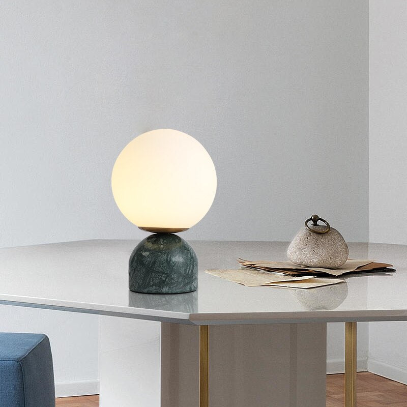 Nordic Bedside Marble Table Lamp