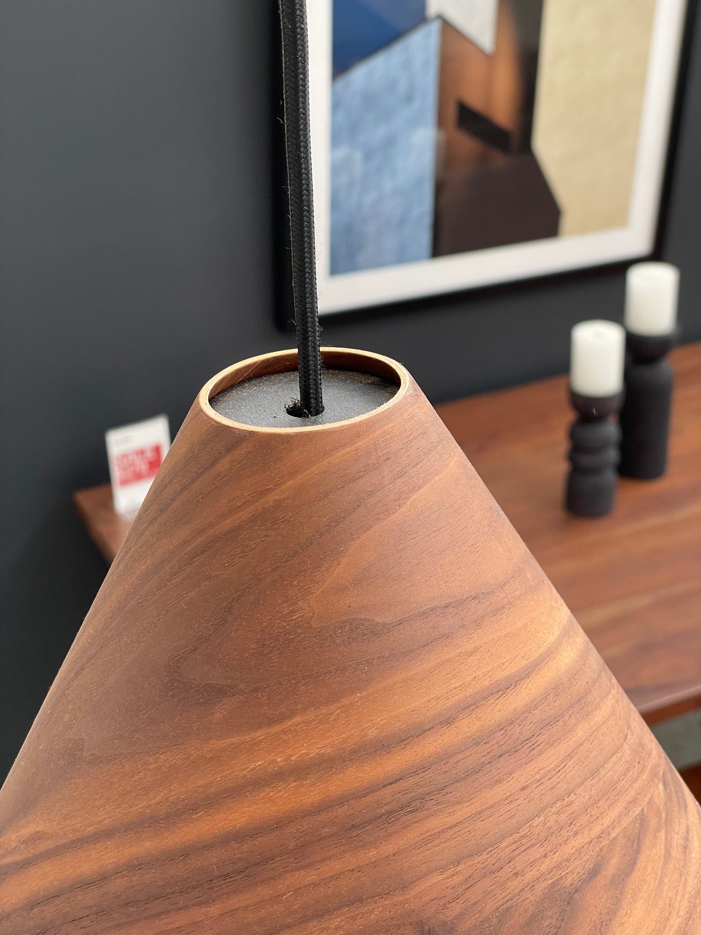 Grin Cone Wooden Pendant Lighting