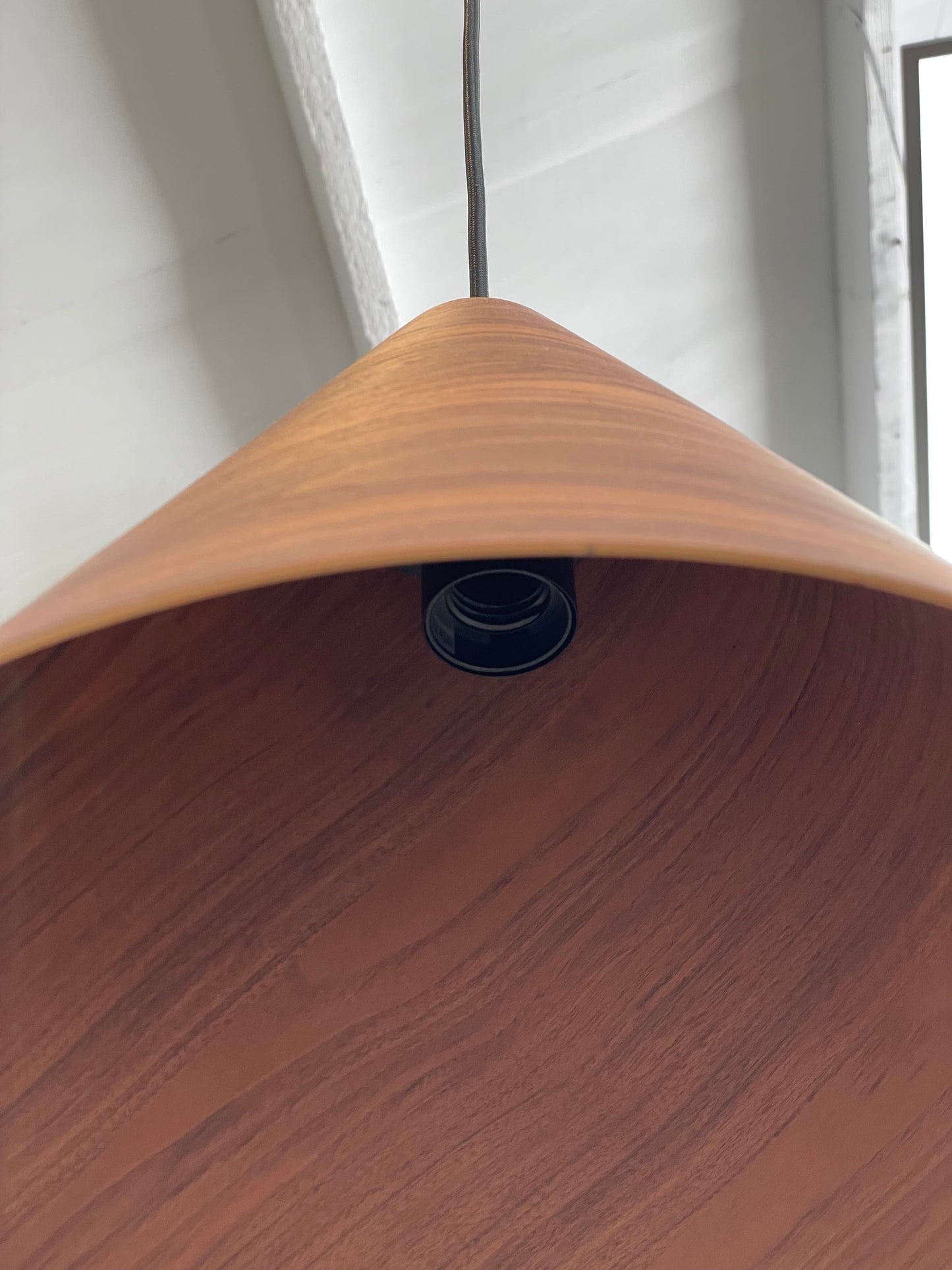 Grin Cone Wooden Pendant Lighting