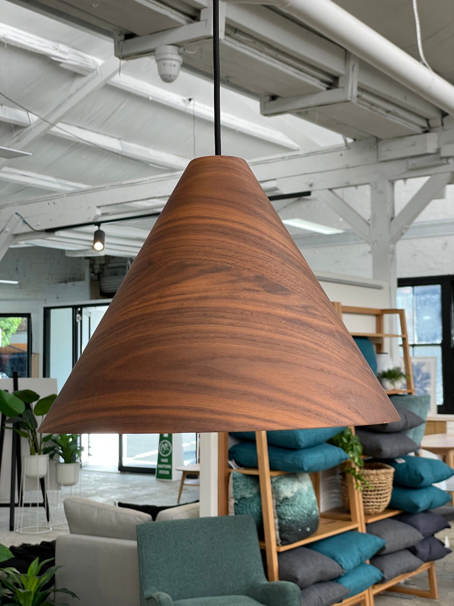 Grin Cone Wooden Pendant Lighting