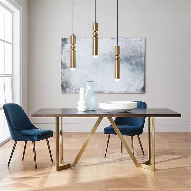 Beret Minimal Brass Pendant Light