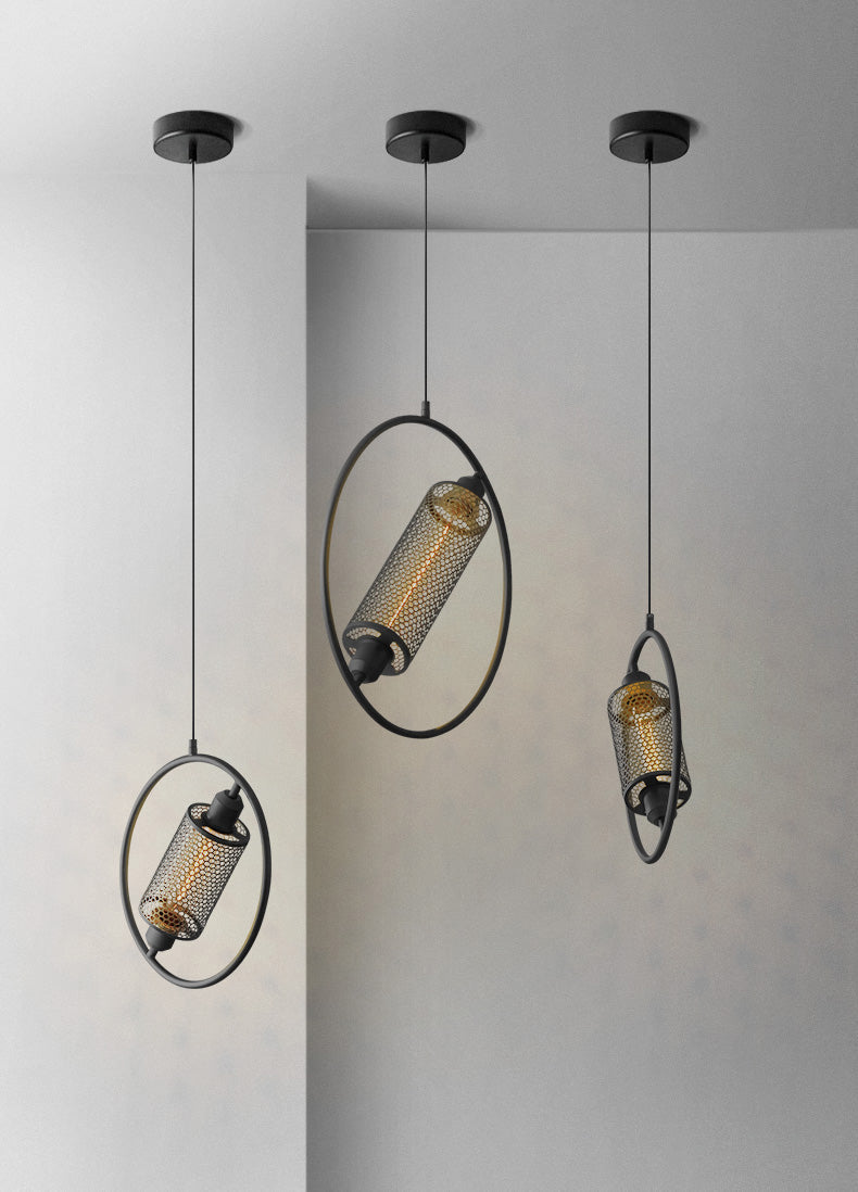 Chiswick Hoop Minimalist Brass Fitting Pendant Light
