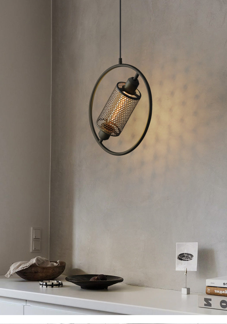 Chiswick Hoop Minimalist Brass Fitting Pendant Light