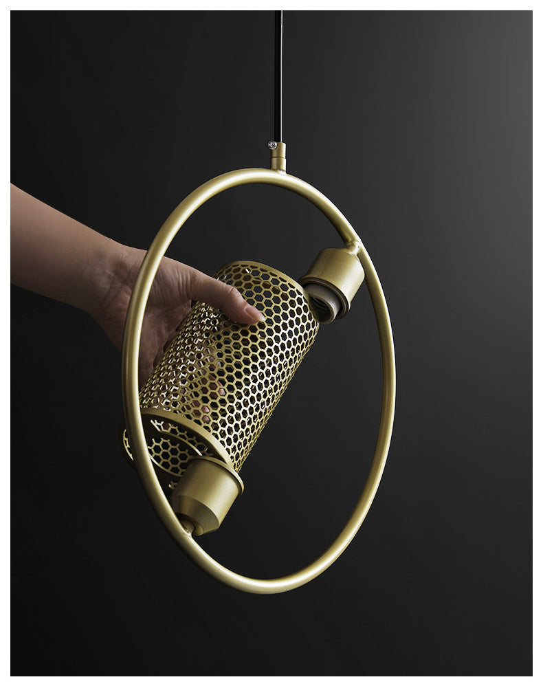 Chiswick Hoop Minimalist Brass Fitting Pendant Light