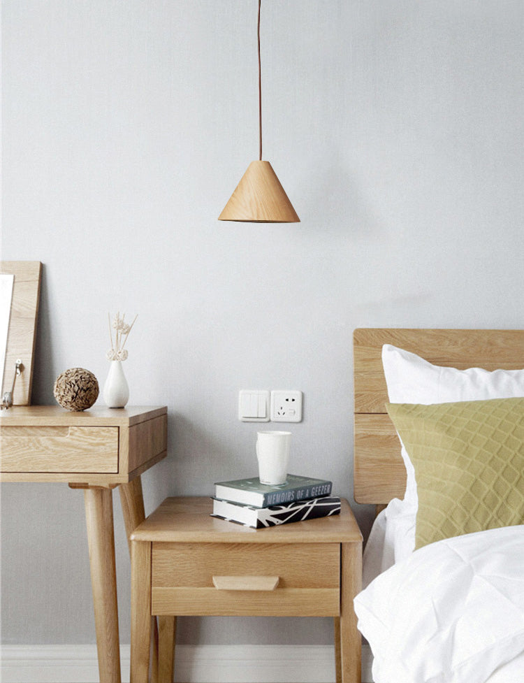 Grin Cone Wooden Pendant Lighting