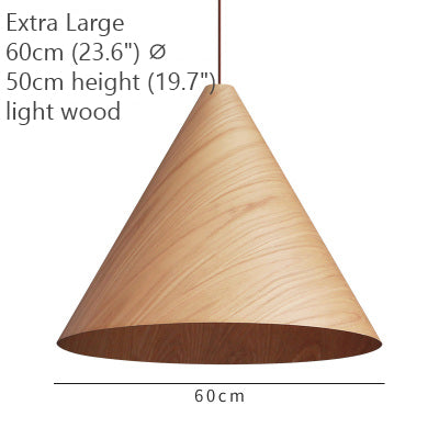 Grin Cone Wooden Pendant Lighting