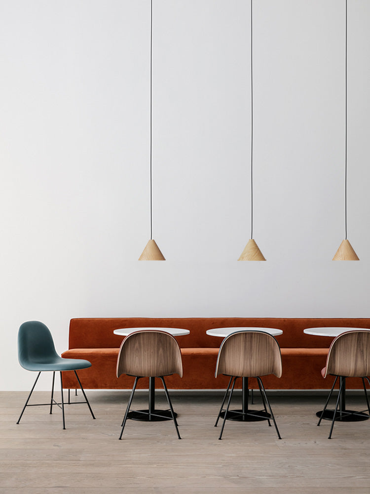 Grin Cone Wooden Pendant Lighting