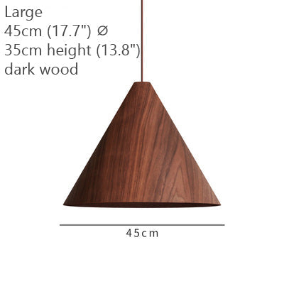 Grin Cone Wooden Pendant Lighting