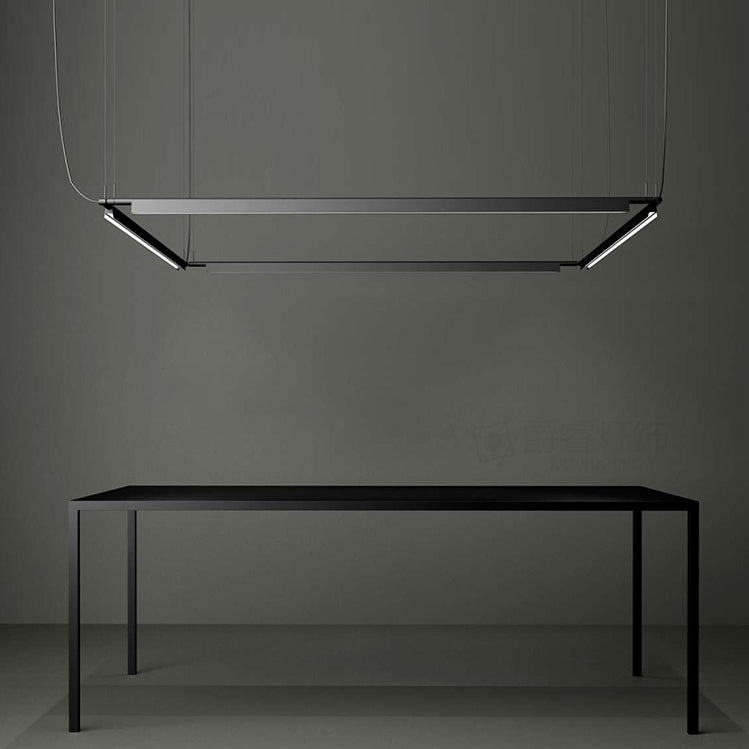 Dazzling Minimalist Line LED Brass Pendant Lighting