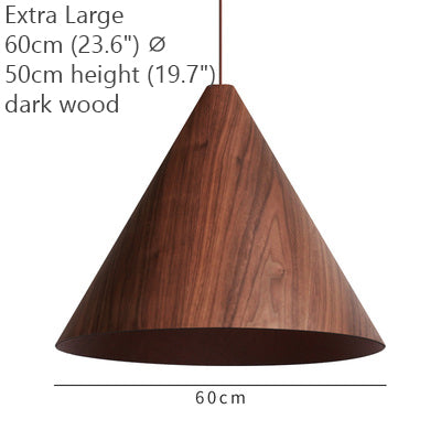 Grin Cone Wooden Pendant Lighting