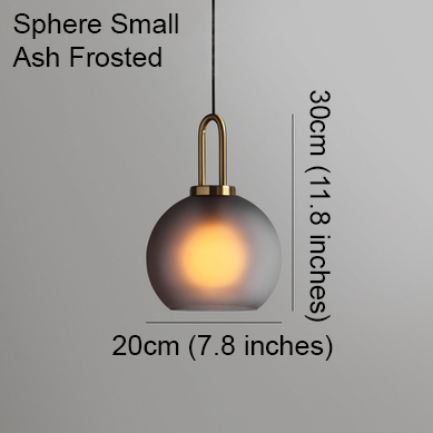 Yayoi Glass Globe Brass Fitting Pendant Light