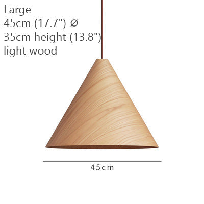 Grin Cone Wooden Pendant Lighting