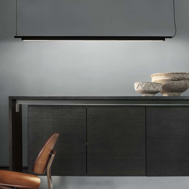 Dazzling Minimalist Line LED Brass Pendant Lighting