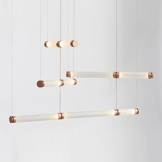 Glaze Modern Glass Chandelier Pendant Lighting