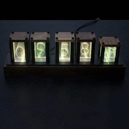 RGB Nixie Tube Clock - Novus Decor Lighting