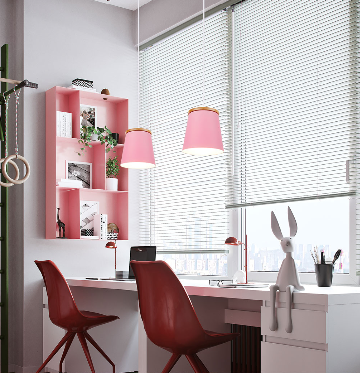 Tevy Nordic Wooden Pendant Light