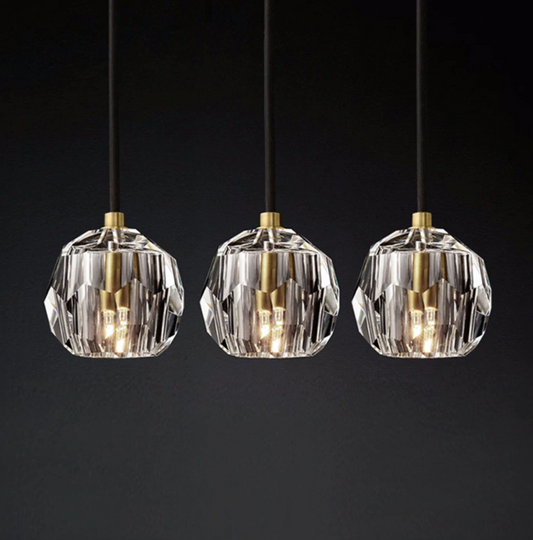 Gerni 3D Glass Pendant Light