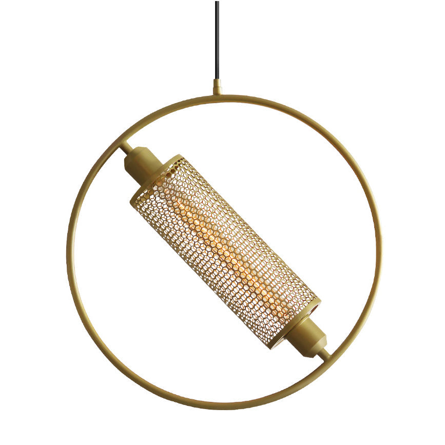 Chiswick Hoop Minimalist Brass Fitting Pendant Light
