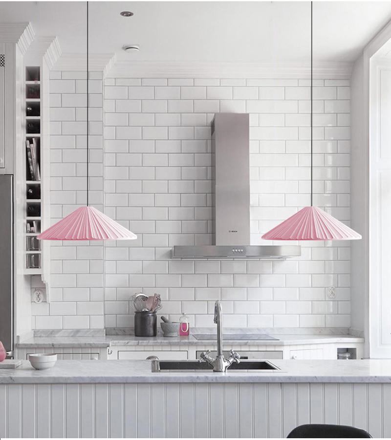 Signy Cone Pleated Pendant Light