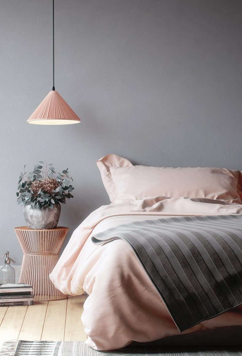 Signy Cone Pleated Pendant Light