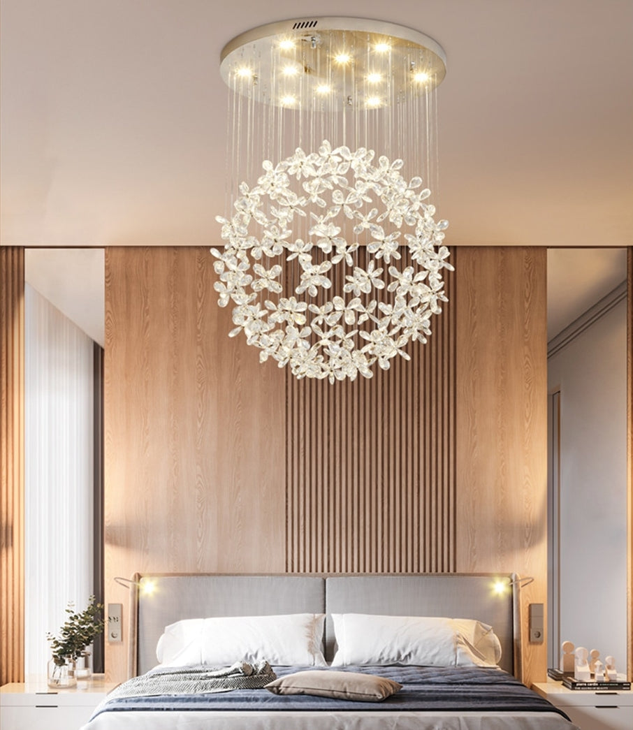 Luxury Crystal Butterfly Ceiling Chandelier for living room, bedroom ...