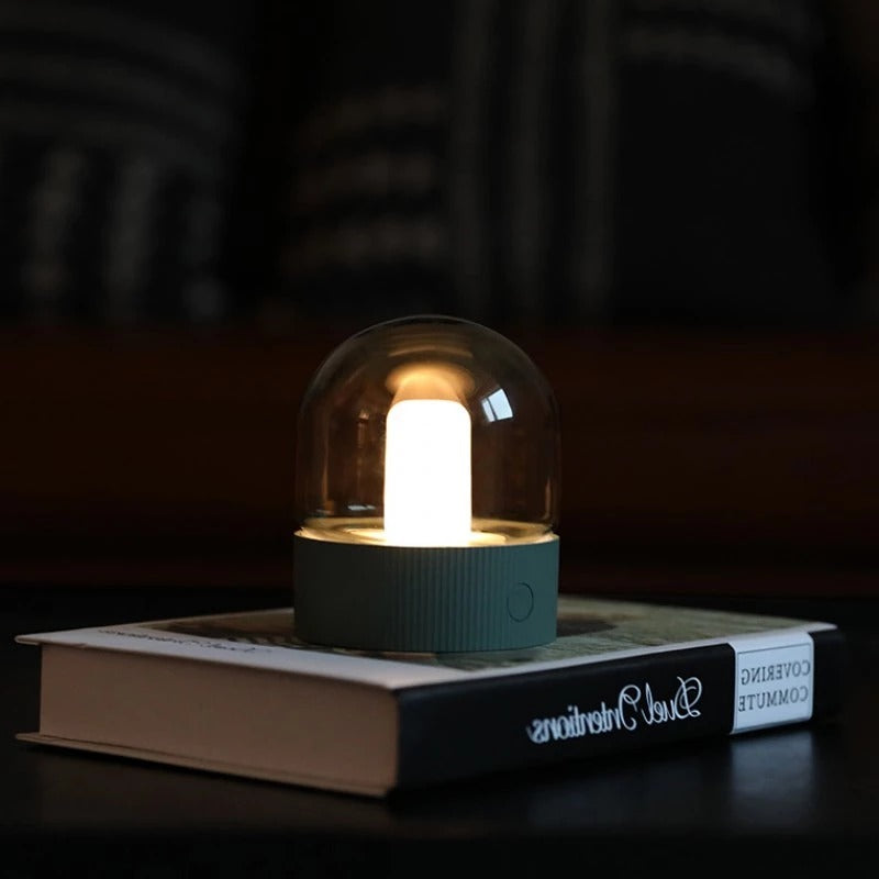 portable Vintage Glass led lamp - Lodamer