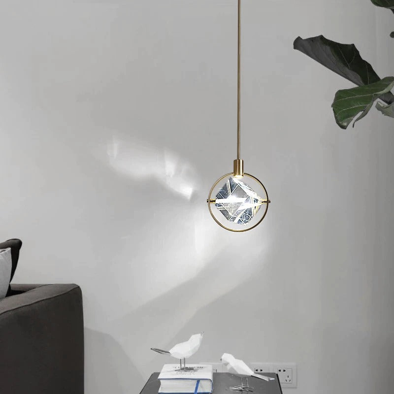 cubic crystal Pendant lamp - Lodamer