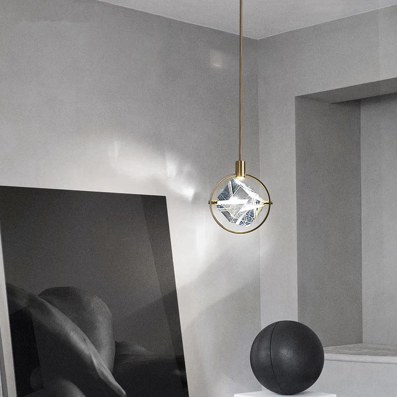 cubic crystal Pendant lamp - Lodamer