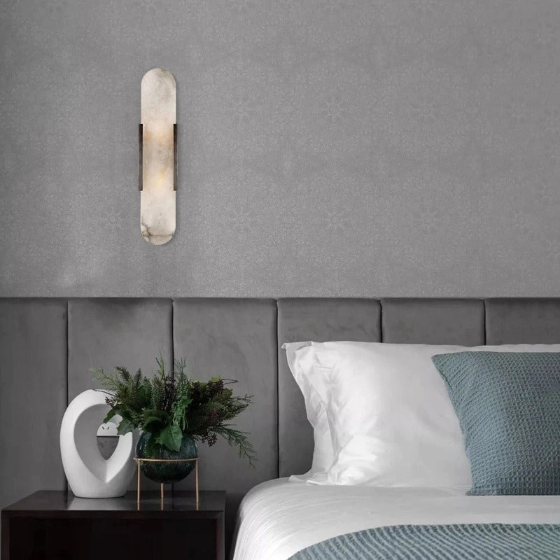 marble board wall lamp