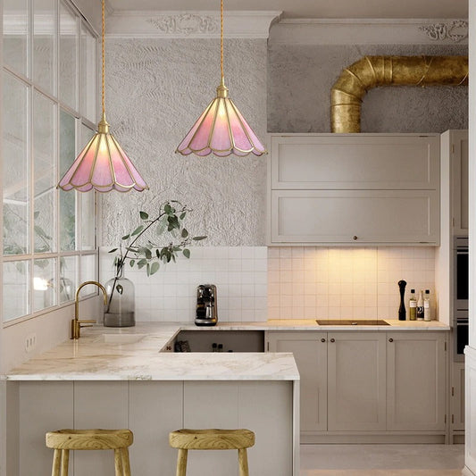 Retro Copper Pendent lamp Children Girl Princess Bedroom Beside Pendent - Lodamer