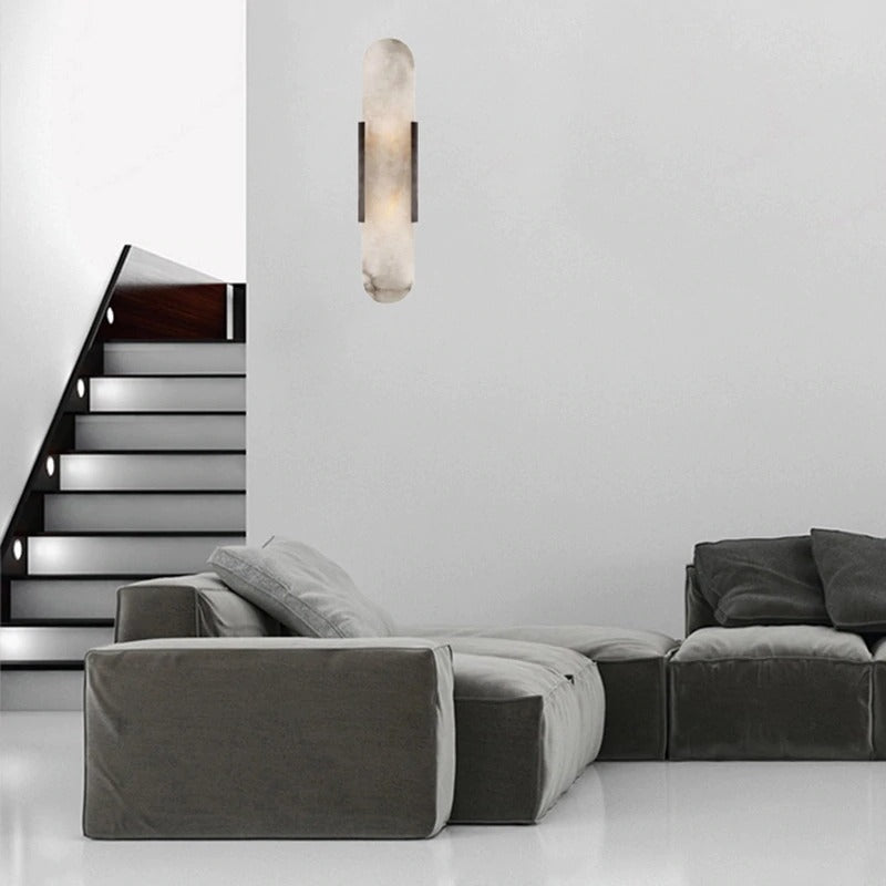 marble board wall lamp