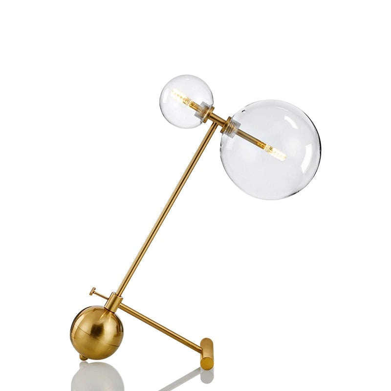 two heads glass table lamp - Lodamer
