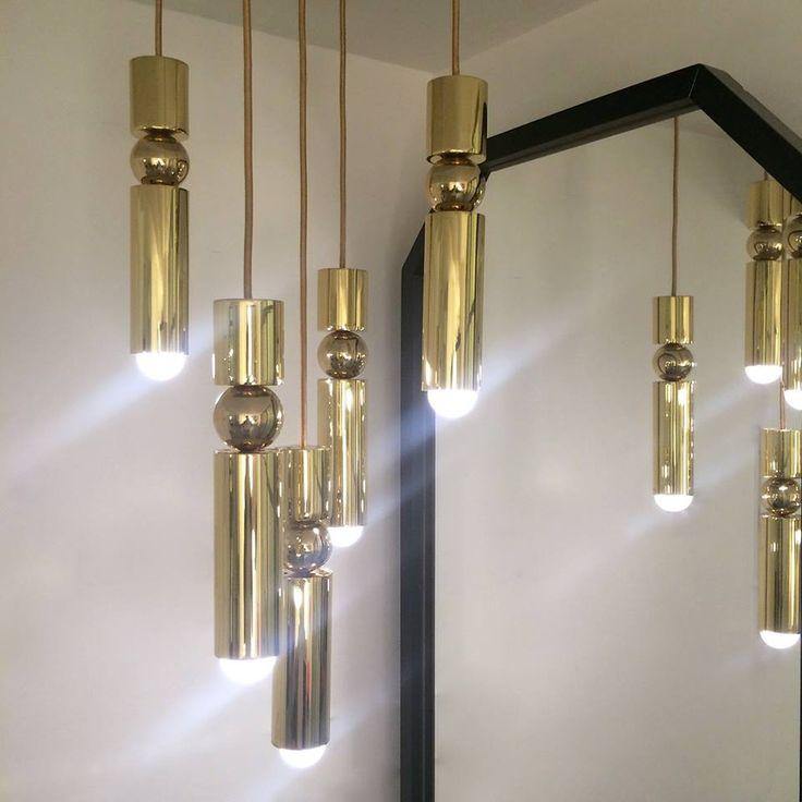 Beret Minimal Brass Pendant Light